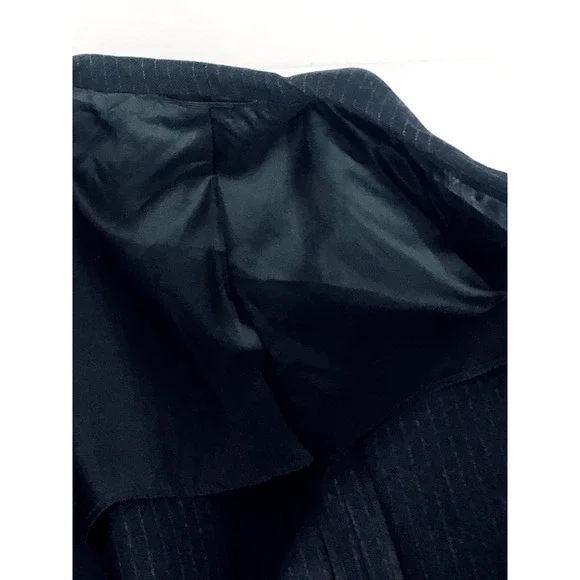 42L Kilpatricks Omaha 1950/60s Vintage 2 Button Pure Wool Blazer Jacket Black
